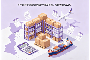 多平臺同步鋪貨輕泡保健產品發智利，雙清包稅怎么選？