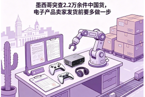 墨西哥突查2.2萬余件中國貨，電子產品賣家發貨前要多做一步