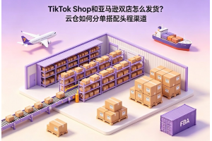 TikTok Shop和亞馬遜雙店怎么發(fā)貨？云倉如何分單搭配頭程渠道