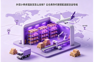 外貿小單多國發(fā)貨怎么安排？云倉庫存代管搭配適配空運專線